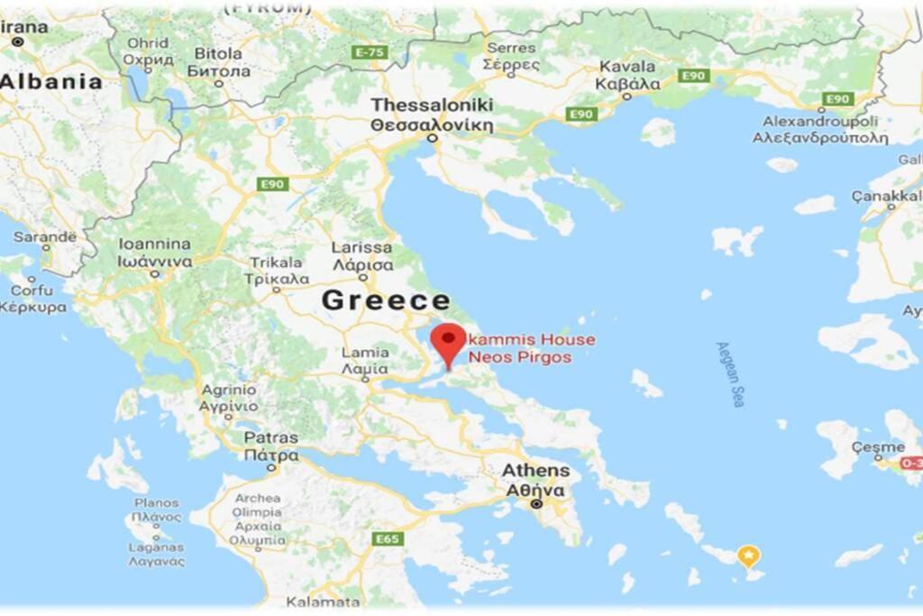 Amazing Sea View-Neos Pyrgos Beach -Evoia Greece Néos Pírgos 外观 照片